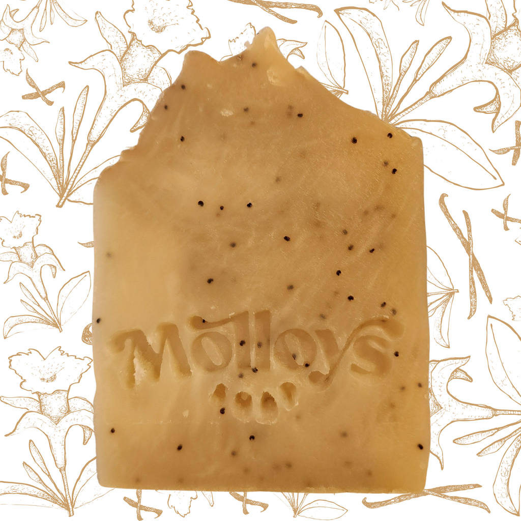 Vanilla Patchouli Poppyseed Bar Soap