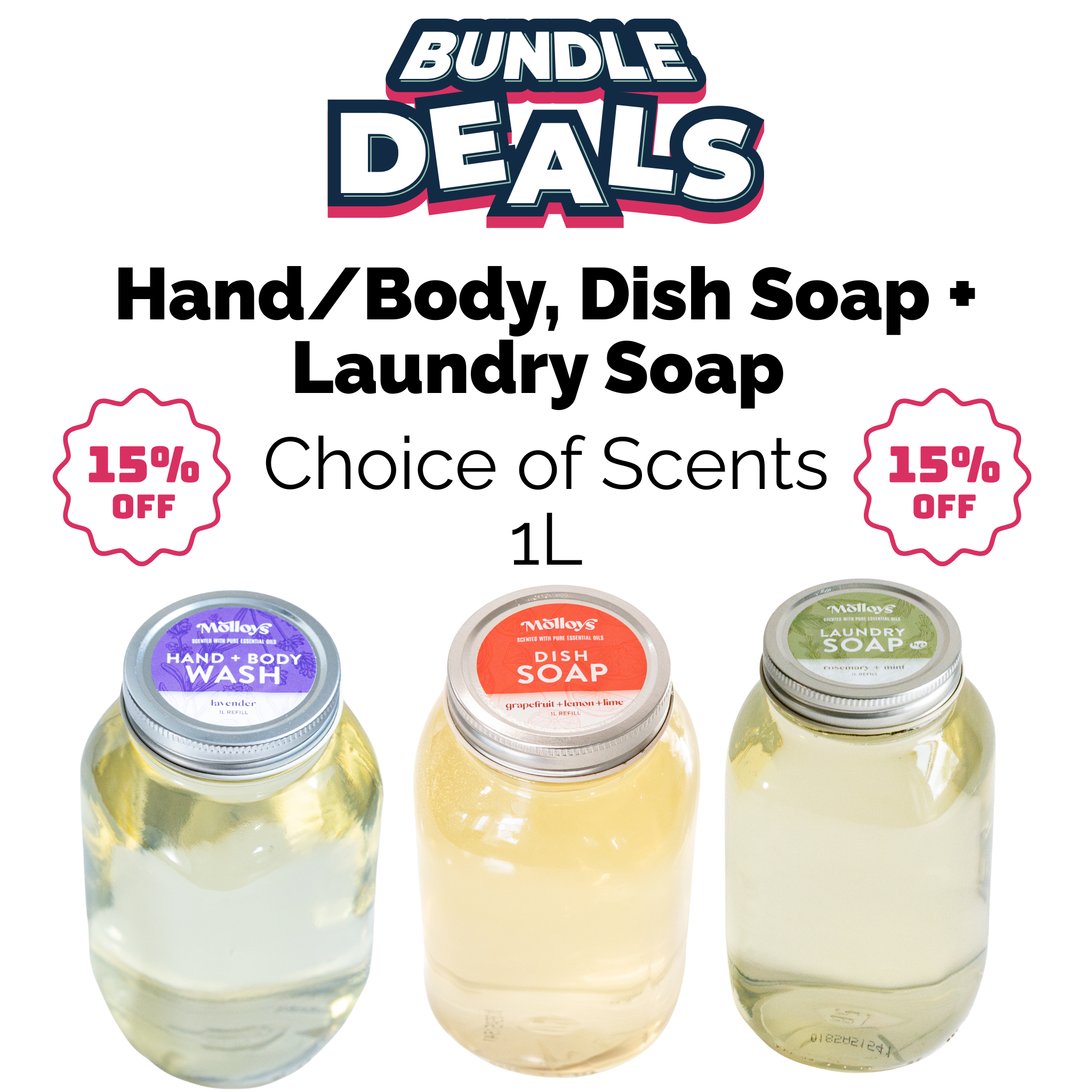 Hand/Body + Dish + Laundry (1L)