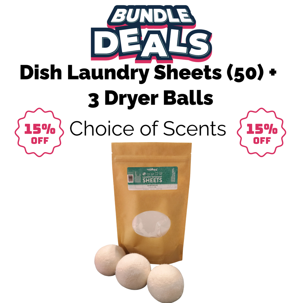 Laundry Sheets + Dryer Balls