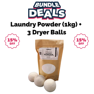Laundry Powder + Dryer Balls
