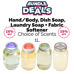 Hand/Body + Dish + Laundry + Fabric (1L)