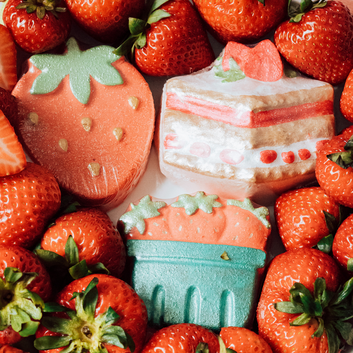 Strawberry Bath Bombs