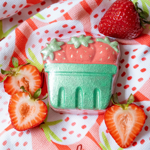 Strawberry Bath Bombs