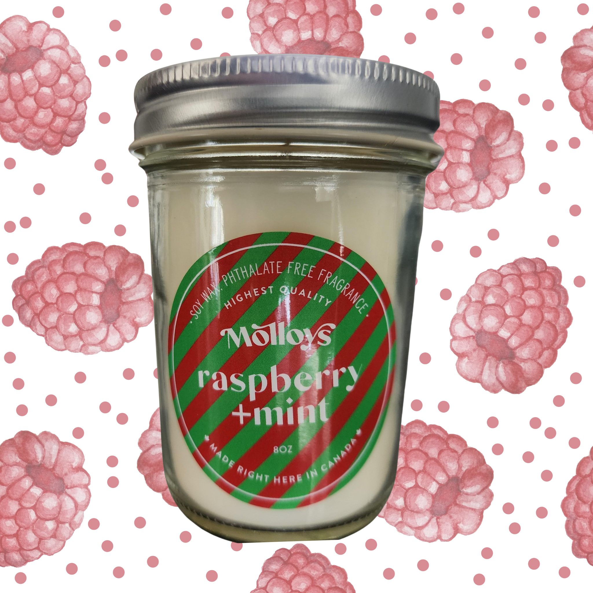 Raspberry Mint Candle