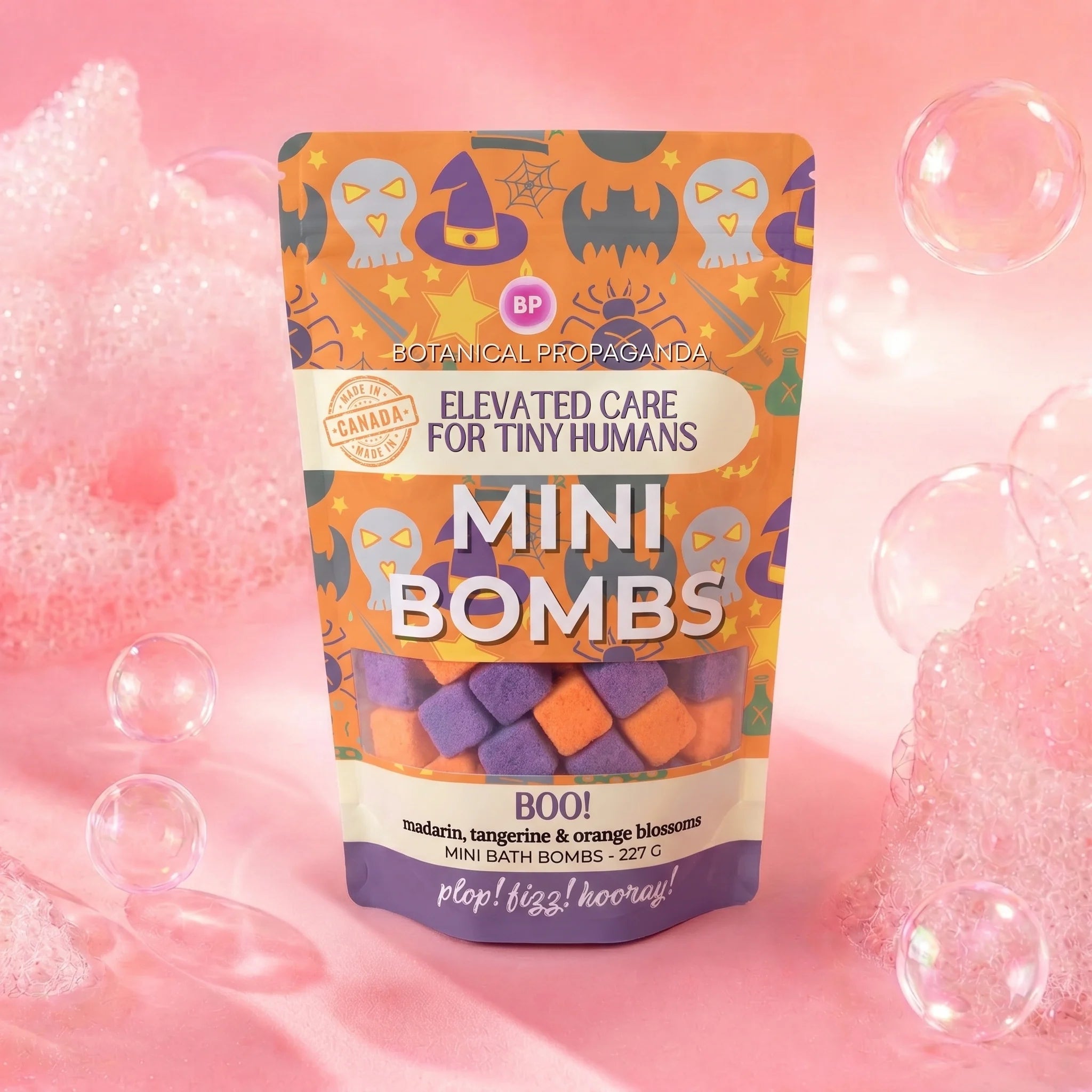 Mini Halloween Bath Bombs - Boo!