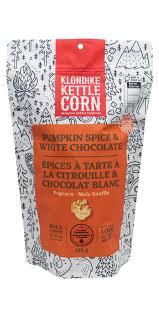 Pumpkin Spice & White Chocolate Popcorn