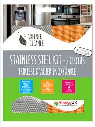 Stainless Steel Kit - 2 Cloths