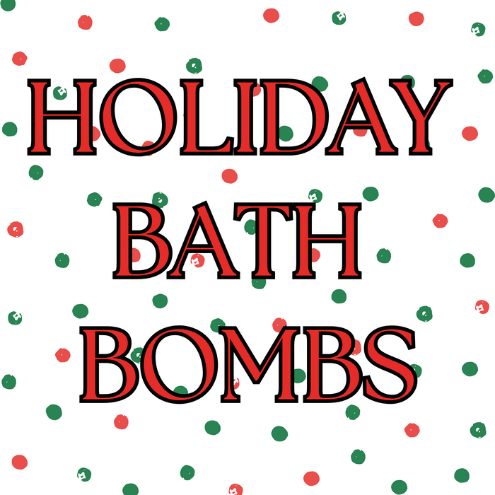 Holiday Bath Bombs