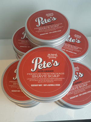 Pete's Premium Trim Package Shave Soap