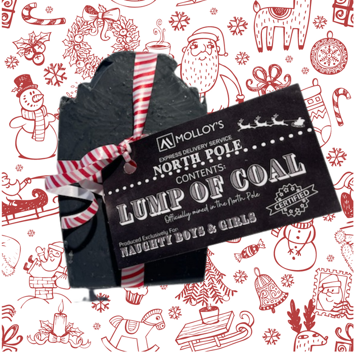 Lump of Coal (Charcoal Peppermint Soap)